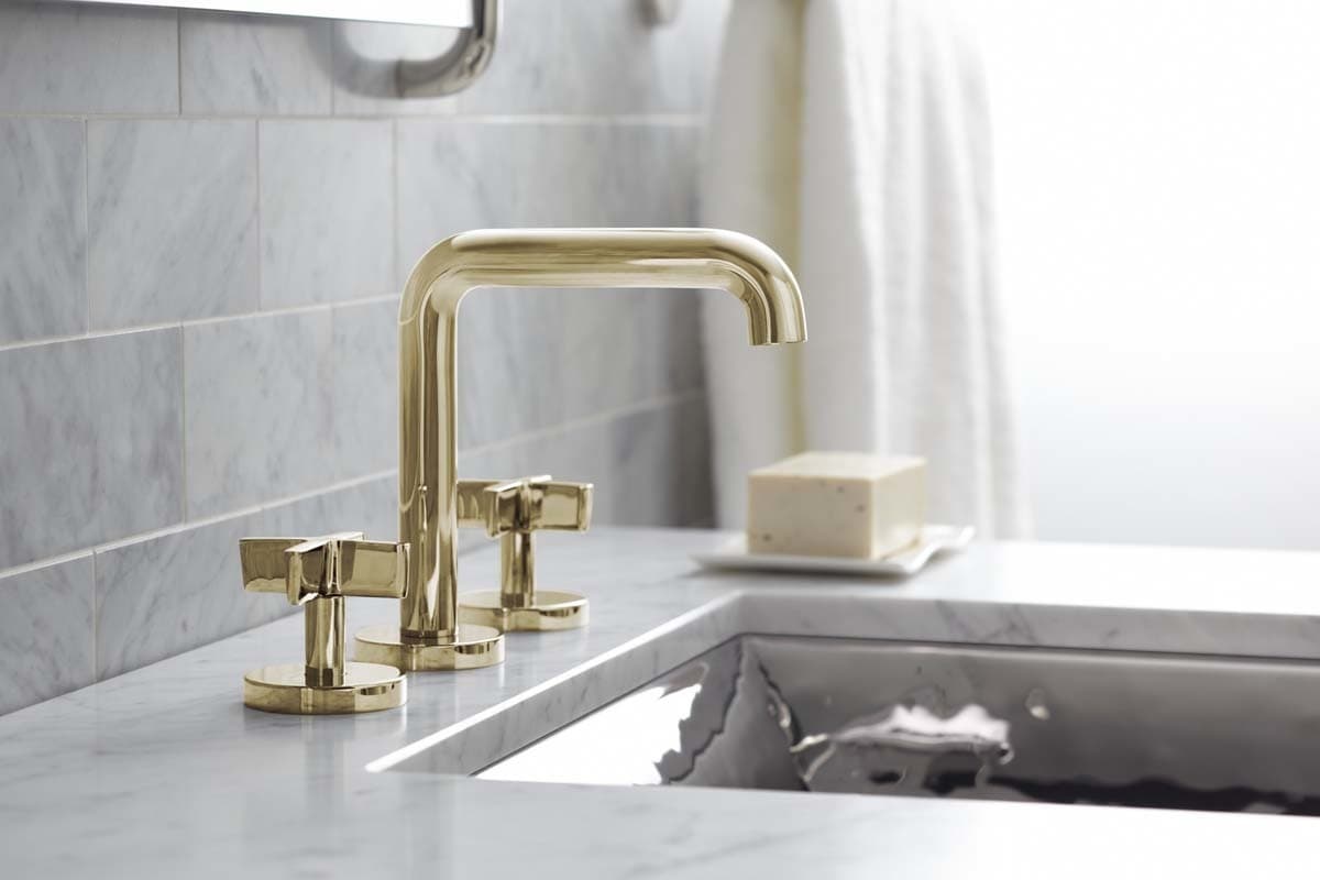  brushed nickel faucet bathroom 